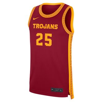 Nike USC Replica Nike Mens College Basketball Jersey in Red | NCBJ0GAMSCJ-5D3