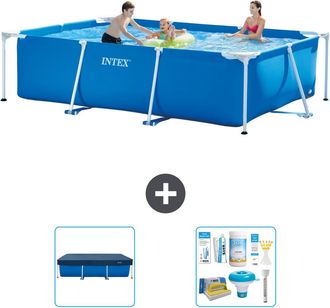 Intex Piscina Con Estructura Rectangular - 300x200x75 Cm - 5-piezas S22349