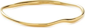 Missoma Molten Ripple 18kt Gold Vermeil Bangle - L