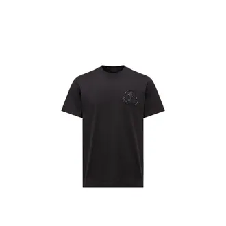 Moncler Moncler Three-dimensional Logo Cotton T-shirt, Men, Black, Size: Xl