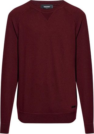 Dsquared2 Maglione con maniche raglan - Rosso