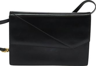 Gucci Black Leather Shoulder Bag (Pre-Owned)