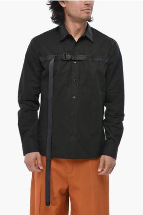 Off-white Poplin Shirt BUCKLEUP With Buckle size L