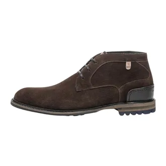 Floris Van Bommel Schoenen, Heren, Bruin, 40 EU, Crepi Veterlaarsjes
