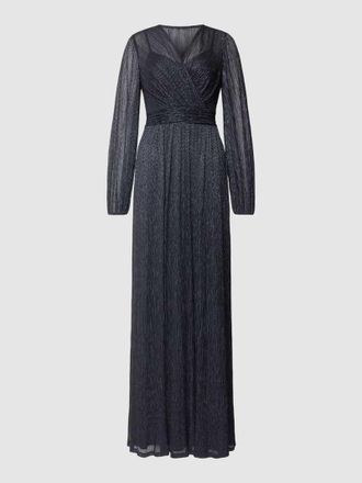 Vera Mont Abendkleid in Wickel-Optik in Black, Gr&ouml;&szlig;e 36