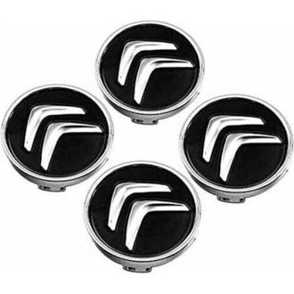 OEM Cache Moyeu 60 Mm Pour Citroen C4 Picasso C3 Berlingo C5 X7 C2 C1 Ds3 Zx Xsara C8 Ds Ds4 - Lot De 4 Capuchons Abs - Protection Contre Salet&eacute; Et Intemp