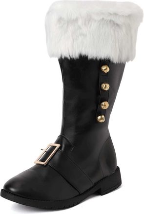 Generic Winter ankle boots with heel for women in look at medium shaft height as a fashionable companion for cold days, festive occasions with comfortable fit