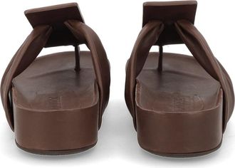 Uma Wang Leather Thong Sandals - Brown