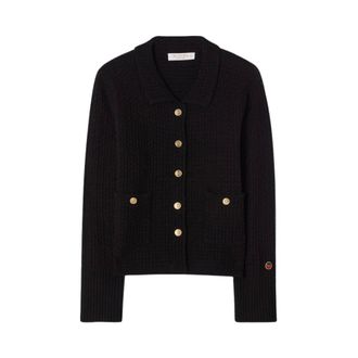 Busnel Goldie Jacket - Knitwear - Mujer - Negro - L