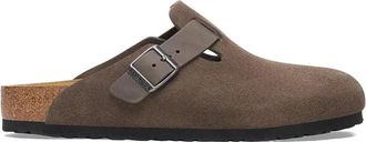 Birkenstock Boston - Heren - Slip ons - Bruin - 44 EU - Su&egrave;de - Schoenen