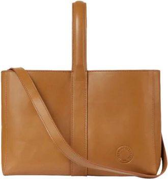 Ines De La Fressange L&eacute;onore S Bag - Dames - Handtassen - Bruin - ONE Size - Leer - Tassen