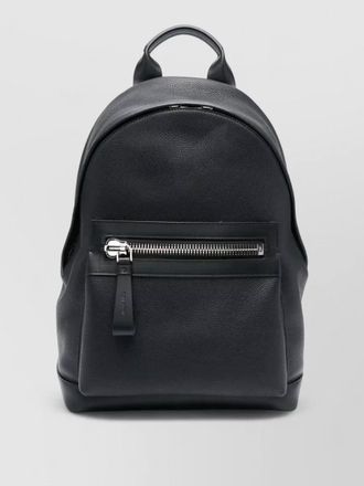 Tom Ford grain leather buckley backpack brass hardware