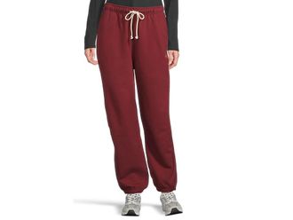 New Balance Athletics French Terry Jogger Womens Clothing Monarch Burgundy : 2XL, Cotton