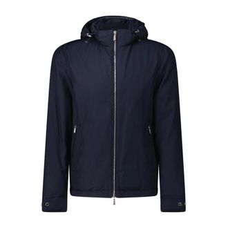 Moorer Waterdichte Anorak met Donsvulling - Heren - Zomerjassen - Blauw - XL - Jassen