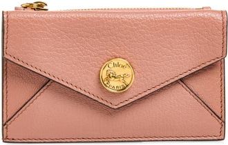 Chlo&eacute; Small Leather Envelope Wallet in Nougat at Nordstrom