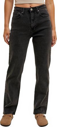 Wishlist Becky Straight Leg Jeans In Black