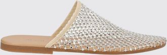 Alysi Mules in nylon traforato con strass