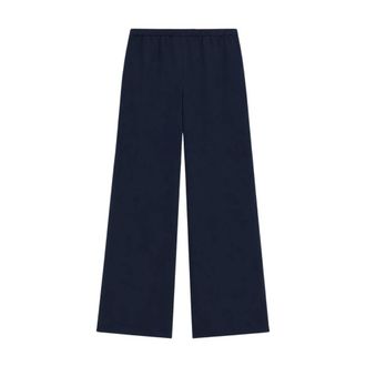 Liviana Conti Dames, Broeken, Blauw, Maat: XL