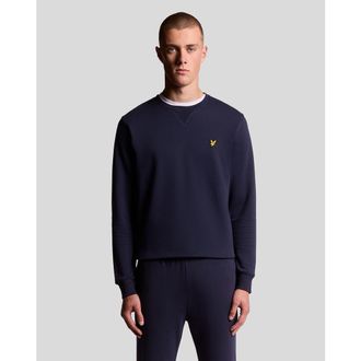 Lyle & Scott Crew Neck Sweater in Navy at Nordstrom, Size Xx-Large