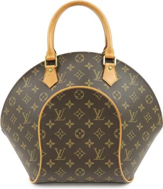 Louis Vuitton Ellipse Monogram Canvas Brown Canvas Handbag (Pre-Owned)