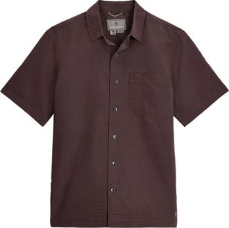 Royal Robbins Desert Pucker Button-Up Shirt in Seal Brown at Nordstrom, Size Xx-Large