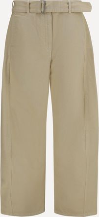 Magda Butrym Wide-leg denim Pants with belt Female 36