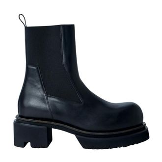 Rick Owens Chelsea Boots, male, Black, Size: 13 US Beatle Bogun Boots