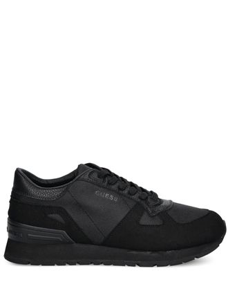 Guess Co Tresa sneakers - men - Cotton/Polyurethane/Suede/Polyamide/Fabric/Rubber - 40 - Black