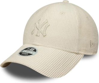 New Era Womens Baseball Cap 9forty Cord Light Beige Undervisor: Cotton; Crown Hat
