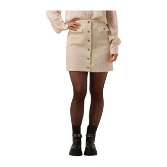 Twinset Dames, Rokken, Beige, Maat: 2XS