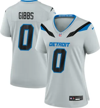 Nike Jahmyr Gibbs Detroit Lions Rivalries Collection Nike Womens NFL Game Jersey in Grey | 67NW0JFL9JF-ZQ4