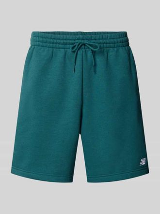 New Balance Relaxed Fit Shorts mit Logo-Stitching in Dunkelgruen, Gr&ouml;&szlig;e XXL