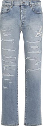 Amiri Blue Slim Mid Rise Jeans