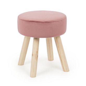BIZZOTTO Set of 2 Adeline antik pink stools