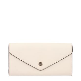 Michael Kors Damens Geldb&ouml;rse aus beigem/hellcremefarbenem Leder