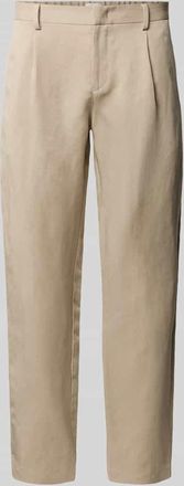 Roy Robson Slim Fit Hose mit Ges&auml;&szlig;taschen in Beige, Gr&ouml;&szlig;e 46