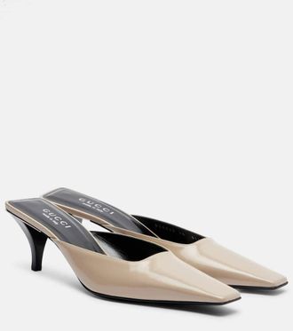 Gucci Leather mules