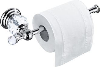 OEM Portarrollos De Papel Higi&eacute;nico De Cristal, Plateado, Moderno, Para Ba&ntilde;o, Accesorios De Ba&ntilde;o
