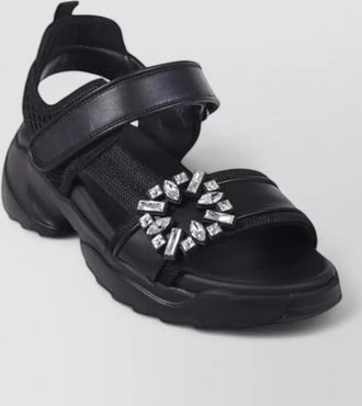 Roger Vivier strass sandal chunky sole open toe