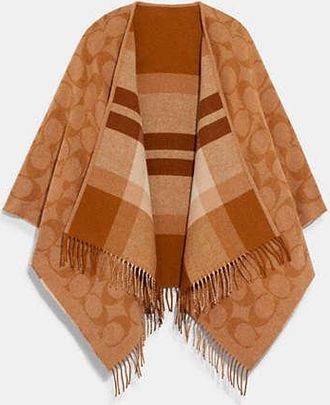 Coach Reversible Signature Cape