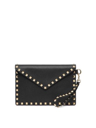 Valentino Garavani Rockstud Pouch In Calfskin
