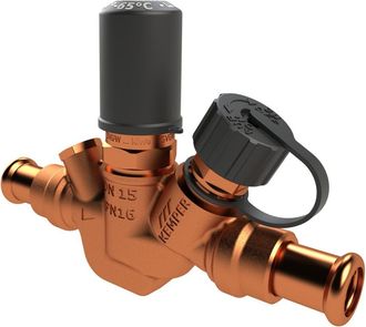 Kemper Kemper Multi-therm V&aacute;lvula De Regulaci&oacute;n De Recirculaci&oacute;n Autom&aacute;tica, 50 &deg;c A 65 &deg;c, Mapress, Figura 143 22, Bronce, 50-65 &deg;c Mapress Dn 20 / 22 Mm, 1