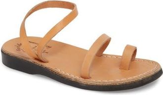 Jerusalem Sandals Ella Sandal in Tan Leather at Nordstrom, Size 8Us