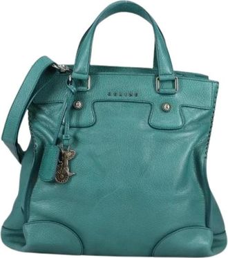 Celine Pre-owned Handbags, female, Blue, Size: ONE SIZE Pre-owned Vintage Handbag