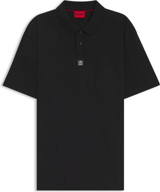 HUGO BOSS Stijlvol Polo Shirt - Heren - Polos - Zwart - M - Tops