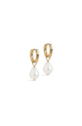 Enamel Copenhagen Significant Pearl Hoops in Pearls at Nordstrom