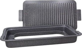 Tognana Parrilla Barbacoa Rectangular Aluminio Gris