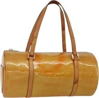 Louis Vuitton Pre-owned Handbags, female, Beige, Size: ONE SIZE Pre-owned Vintage Patent Leather Hand Bag