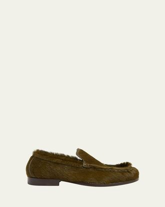Dries Van Noten Calf Hair Loafers