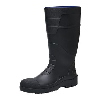 Generic Mens Knee High Rain Boots Men Waterproof Anti-Slip Labor Rain Shoes with PVC Outdoor Lightweight Durable Slip On Rubber Mud Boots for Agriculture and 